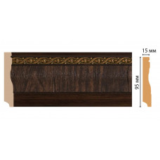 Плинтус напольный Decomaster 153-1 ДМ (95*12*2400)