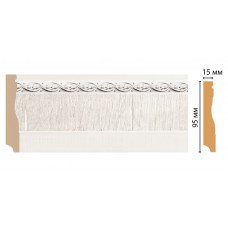Плинтус напольный Decomaster 153-7D ДМ (95*12*2400)