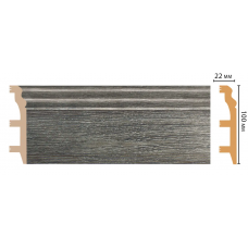 Цветной напольный плинтус Decomaster D232-87 (100*22*2400 мм)