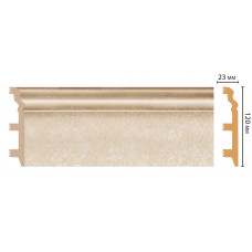Цветной напольный плинтус Decomaster D233-18D ШК/8 (120*23*2400 мм)