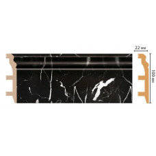 Цветной напольный плинтус Decomaster D232-78 ДМ (100*22*2400 мм)