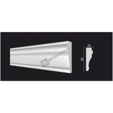 Молдинг средний Decor Dizayn 152 A Полистирол 2000*85*25 мм