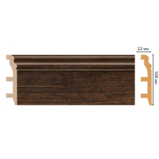 Цветной напольный плинтус Decomaster D232-966 (100*22*2400 мм)