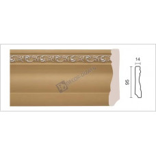 Плинтус с пров.каб 153-91S Decor Dizayn