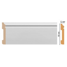 Плинтус напольный Decomaster D005-114 (79*12*2400) ДМ