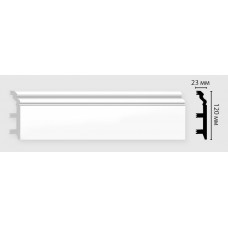 Цветной напольный плинтус Decomaster D233-115 (120*23*2400 мм) ДМ