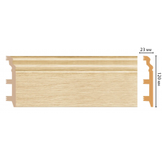 Цветной напольный плинтус Decomaster D233-71 (120*23*2400 мм)