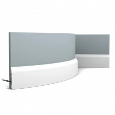 Плинтус гибкий Orac Decor SX172F Полиуретан 2000*85*14 мм