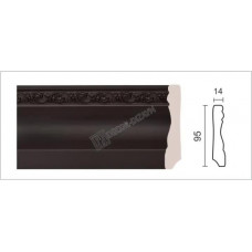 Плинтус с пров.каб 153-39 Decor Dizayn