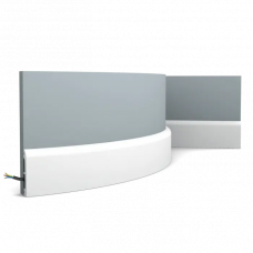 Многофункциональный профиль гибкий Orac Decor SX183F Cascade Полиуретан 2000*75*13 мм